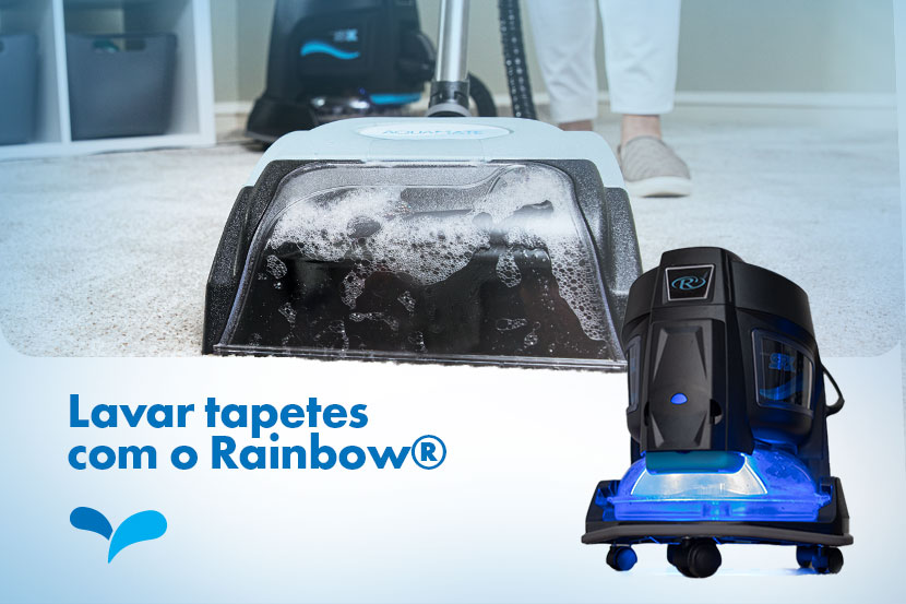 Como utilizar o aspirador Rainbow® para lavar tapetes? Como utilizar o aspirador Rainbow® para lavar tapetes?